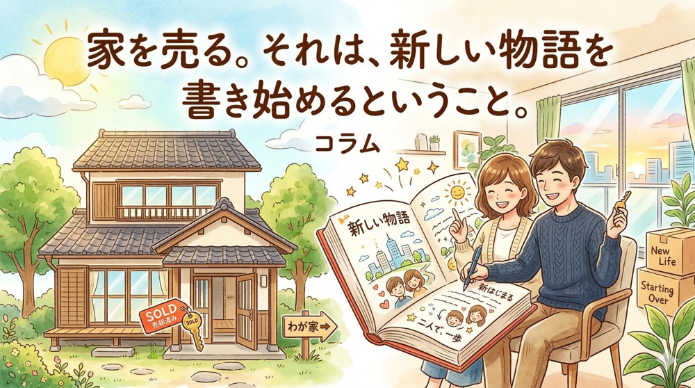 家を売る。それは、新しい物語を 書き始めるということ。の画像