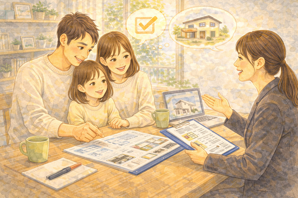 大東市で家づくり相談に行く前に決めておきたいこと｜注文住宅の進め方｜三笠工務店の画像