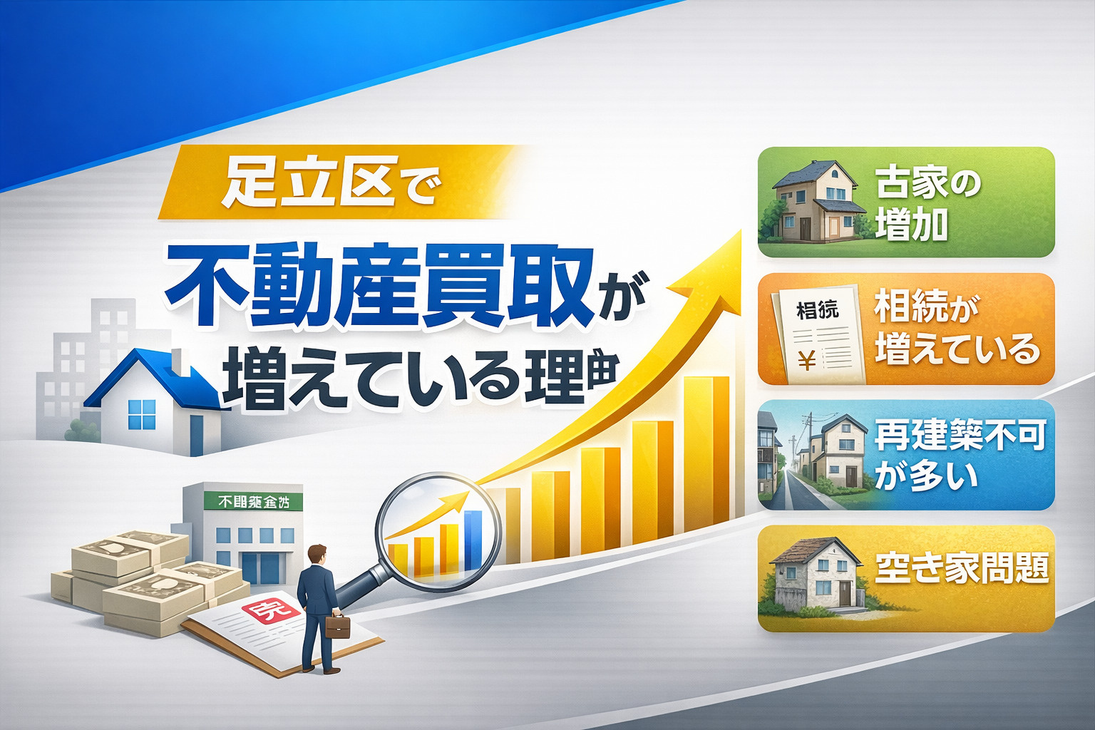 足立区で不動産買取が増えている理由