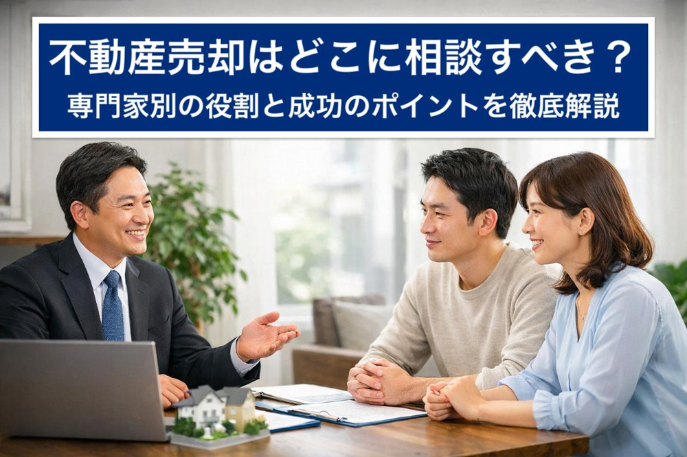 不動産売却はどこに相談すべき？専門家別の役割と成功のポイントを徹底解説の画像