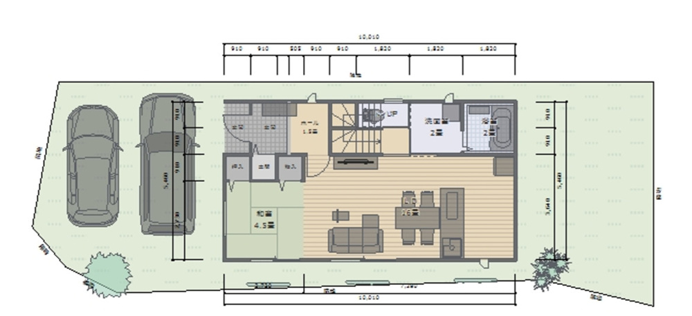 鳥取市湖山町南　土地　1,080万円｜角地　湖山駅徒歩9分【建築プラン公開中！】の画像