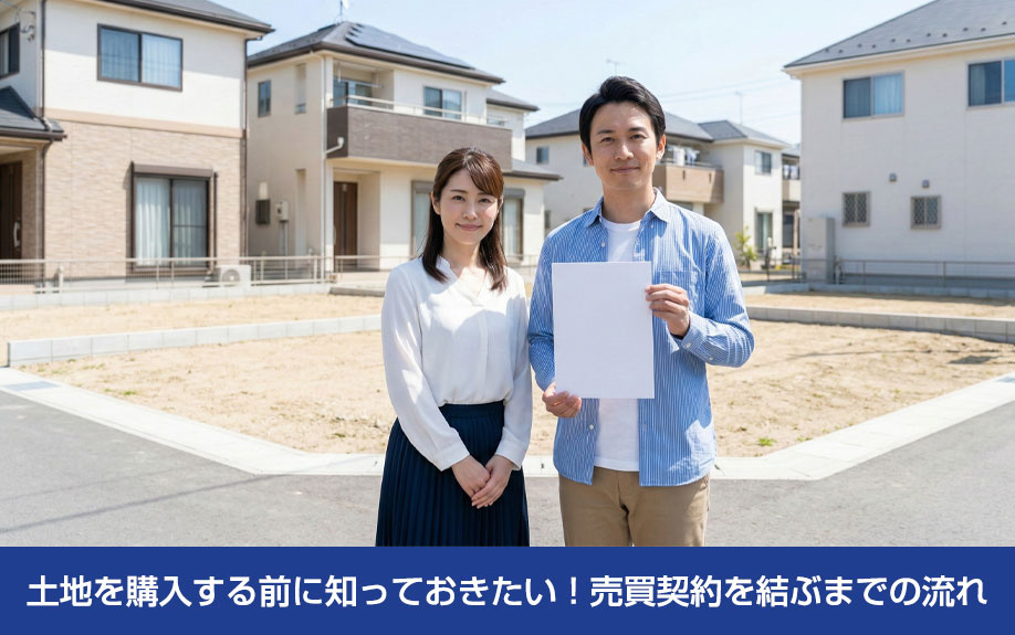 土地を購入する前に知っておきたい！売買契約を結ぶまでの流れ