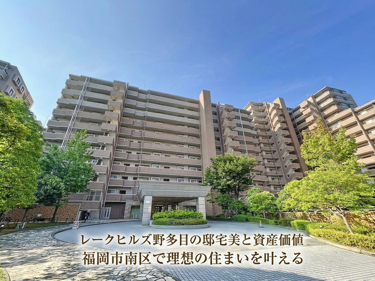 レークヒルズ野多目の邸宅美と資産価値:福岡市南区で理想の住まいを叶えるの画像