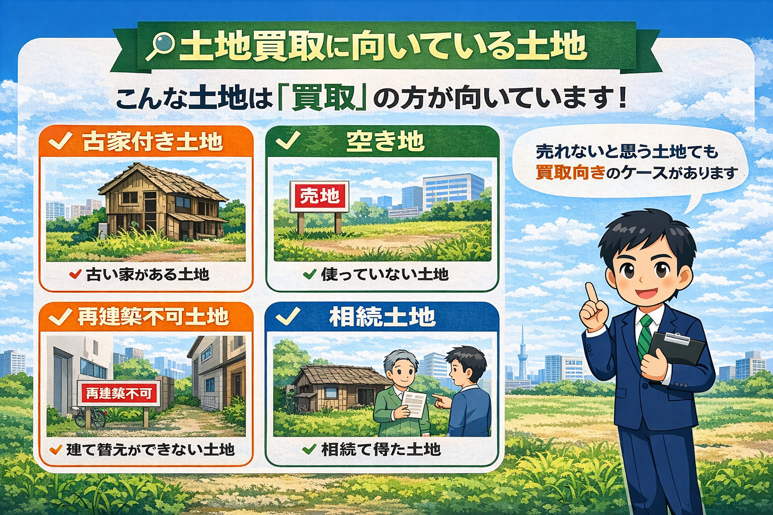 古家付き土地の買取