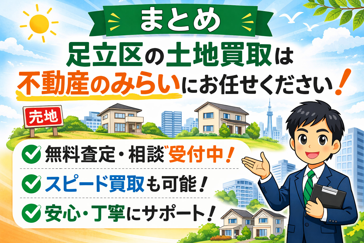 足立区土地買取まとめ