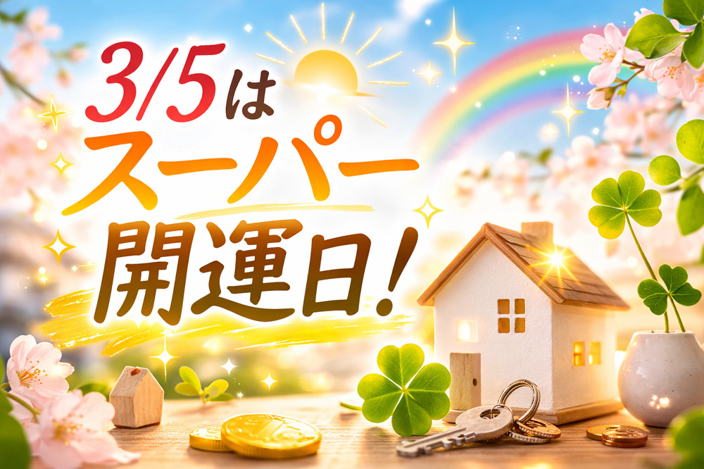 3/5はスーパー開運日！の画像