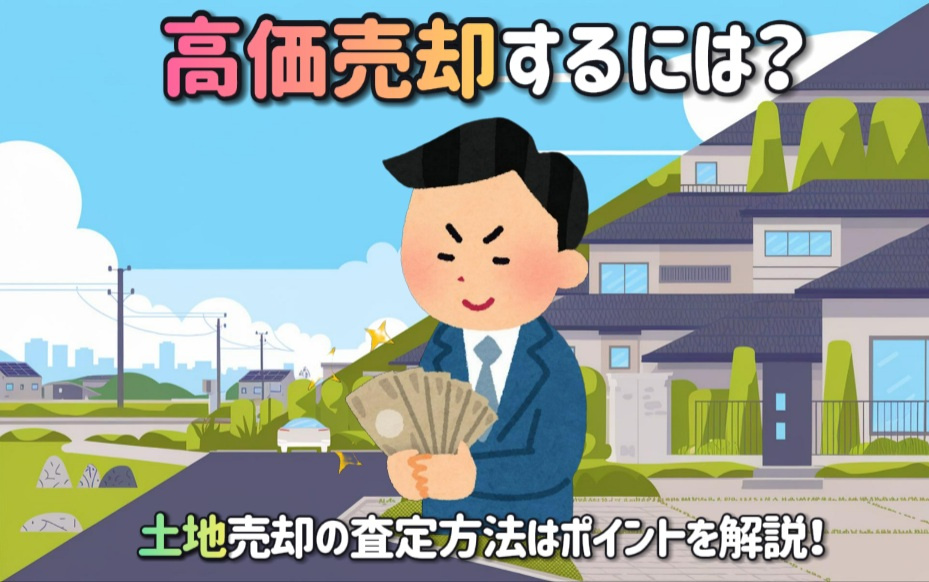 高価売却の為に！土地売却の査定方法はポイントを解説！の画像