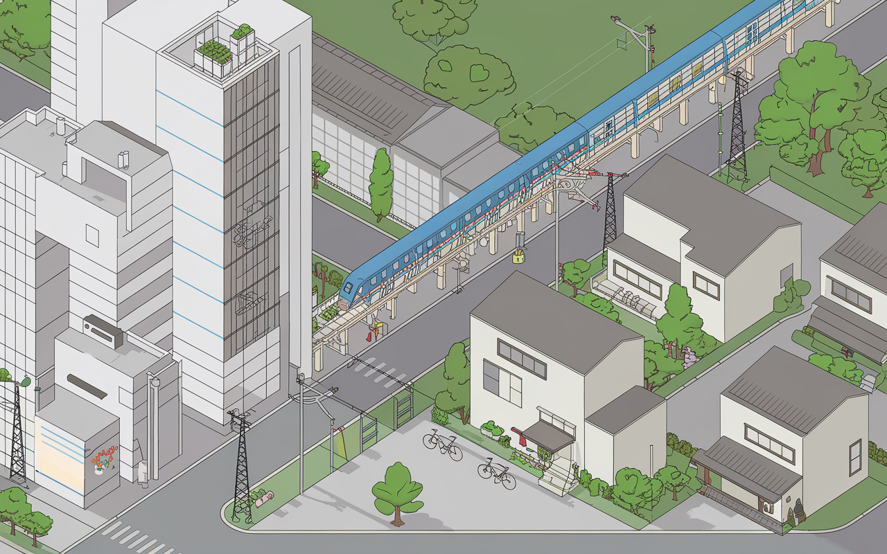 大阪環状線の内側外側の違いは何？不動産購入時に役立つ視点も解説の画像