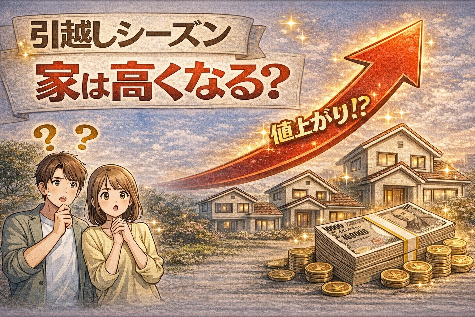 引越しシーズン、物件価格は上がる？の画像