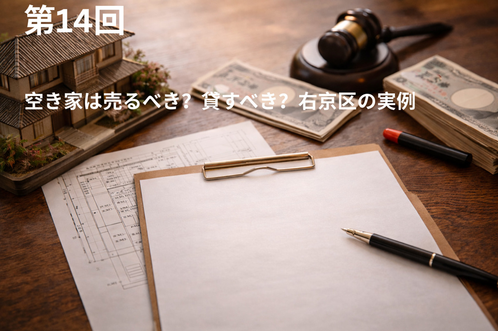 空き家は売るべき？貸すべき？右京区の実例の画像