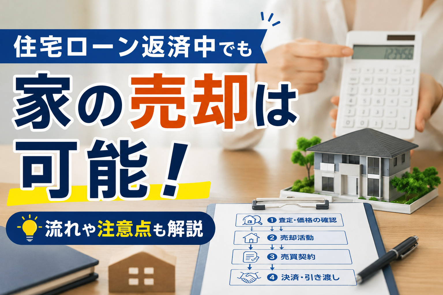 【福岡市版】住宅ローン返済中でも家の売却は可能!流れや注意点も解説の画像