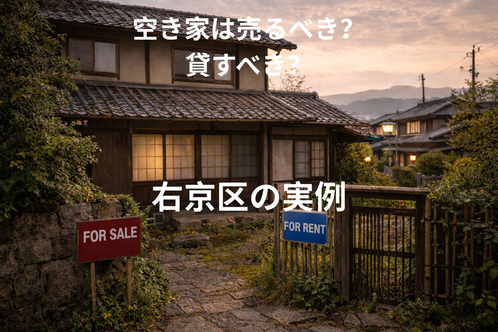 右京区の相続不動産、売却するべきか残すべきか？の画像