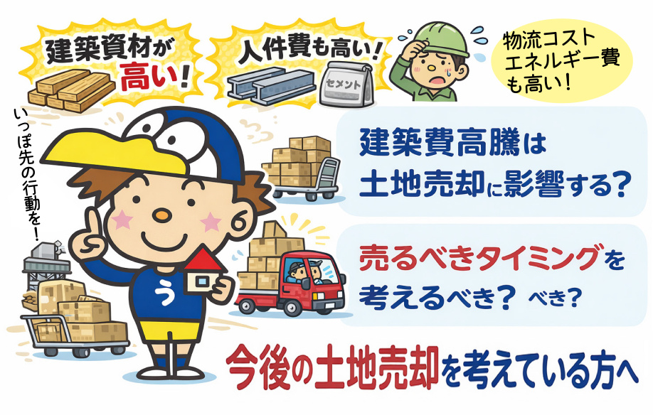 建築費高騰が土地売却に与える影響とは？売却時の注意点や判断材料も解説の画像