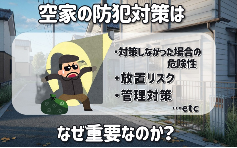 空家の防犯対策はなぜ重要なのか？効果的な方法と危険性も解説の画像
