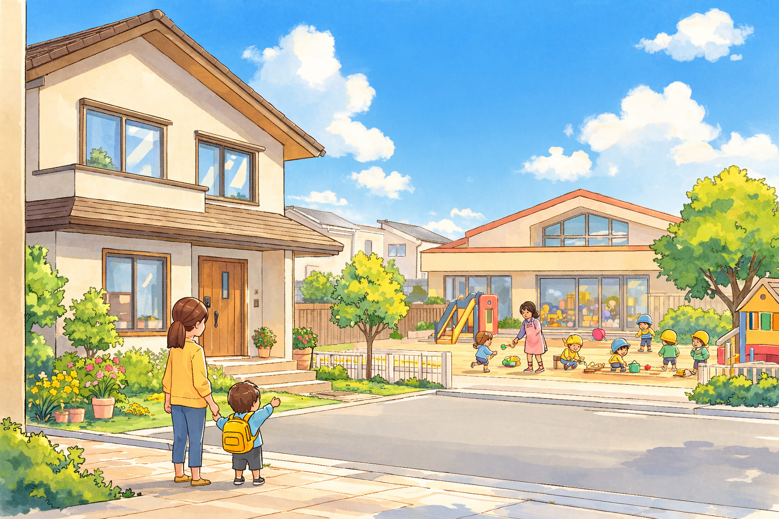 幼稚園・保育園が隣にある物件を購入する際の注意点の画像
