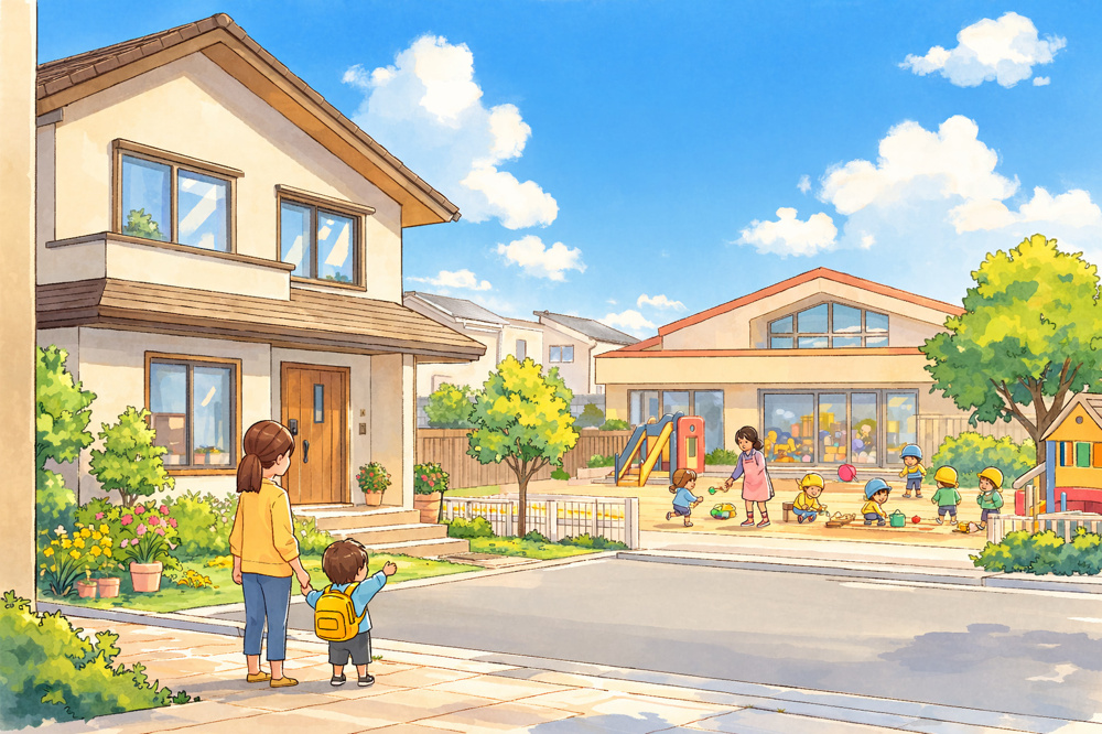 幼稚園・保育園が隣にある物件を購入する際の注意点の画像