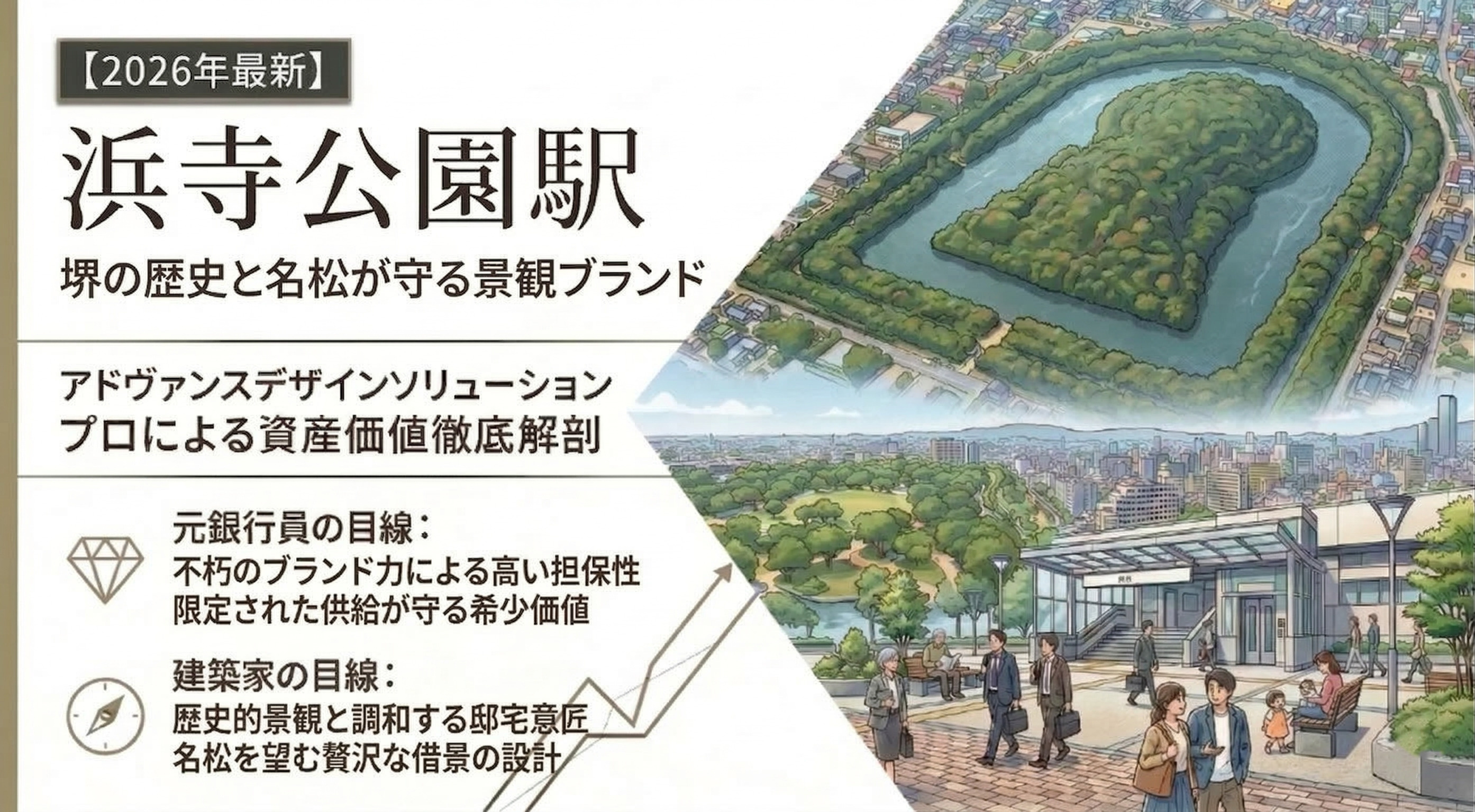 【浜寺公園駅編】歴史的意匠と名松が彩る「堺の迎賓館」。ブランドが息づく唯一無二の資産価値【2026年最新】の画像