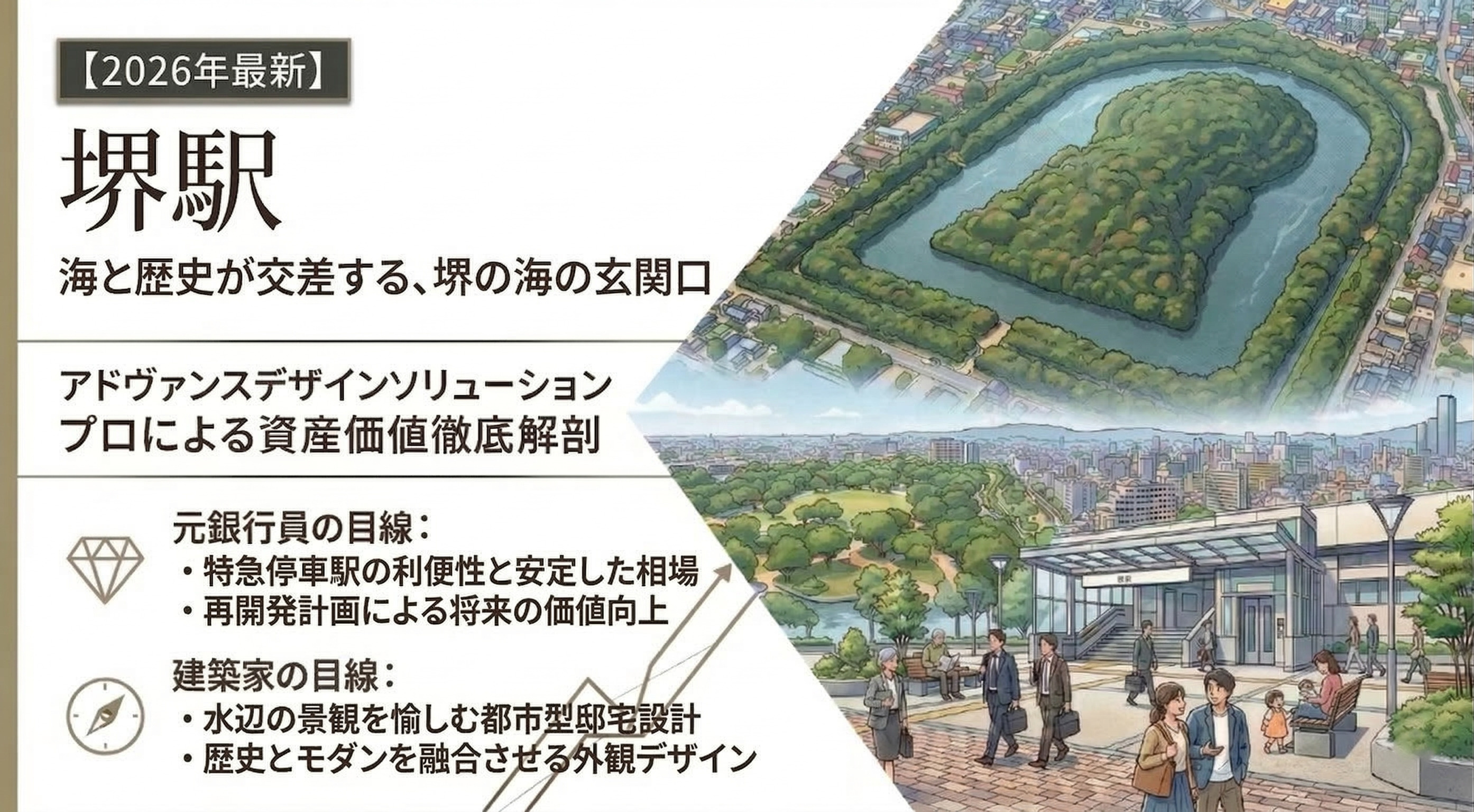 【堺駅編】特急停車×水辺の再開発。歴史とモダンが融合する「ウォーターフロント」の勝機【2026年最新】の画像