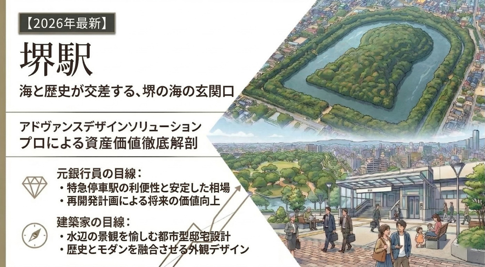 【堺駅編】特急停車×水辺の再開発。歴史とモダンが融合する「ウォーターフロント」の勝機【2026年最新】の画像