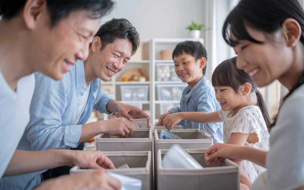 スッキリした収納のコツが知りたいファミリー向け必見！片づけ方の工夫で家がもっと快適になる方法の画像