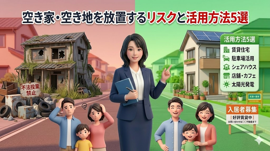 空き家・空き地をそのままにしていませんか？ 放置リスクと賢い活用方法を徹底解説の画像