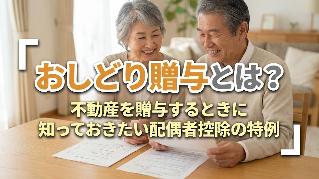 おしどり贈与とは？不動産を贈与するときに知っておきたい配偶者控除の特例