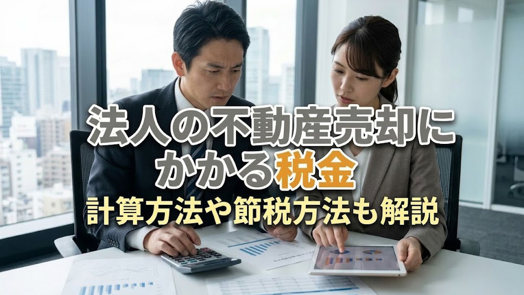 法人の不動産売却にかかる税金は？計算方法や節税方法も解説の画像
