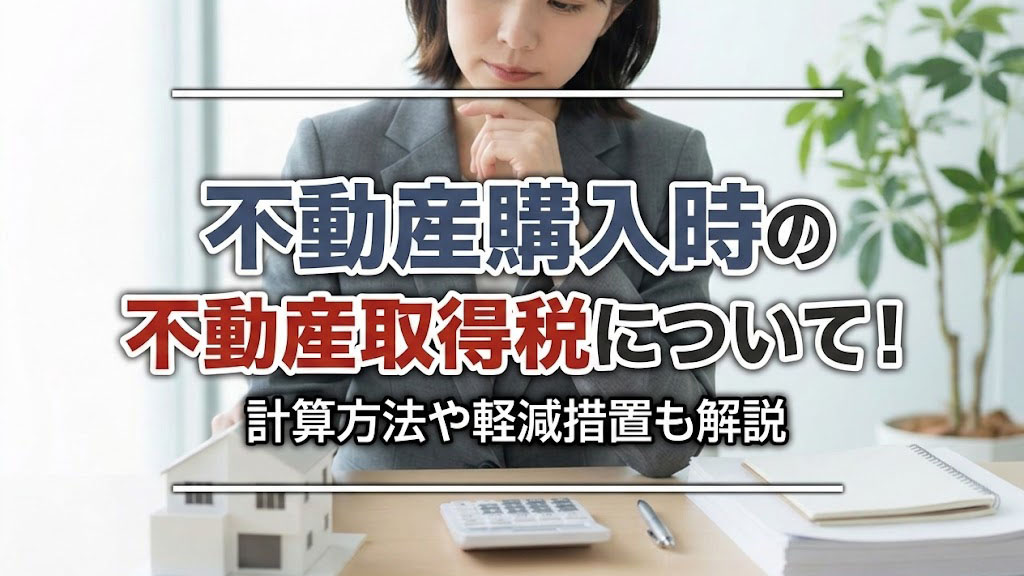 不動産購入時の不動産取得税について！計算方法や軽減措置も解説