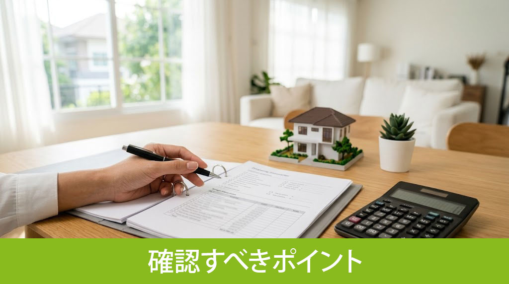 購入決断前に確認すべきポイント