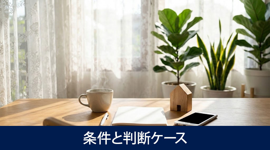 フルローン活用が適する条件と判断ケース