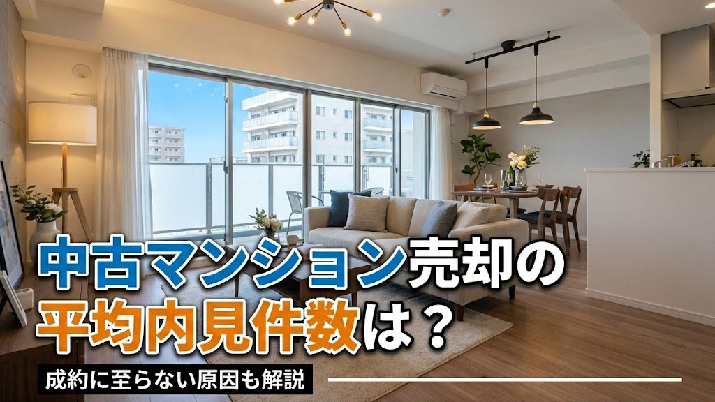 中古マンション売却の平均内見件数は？成約に至らない原因も解説