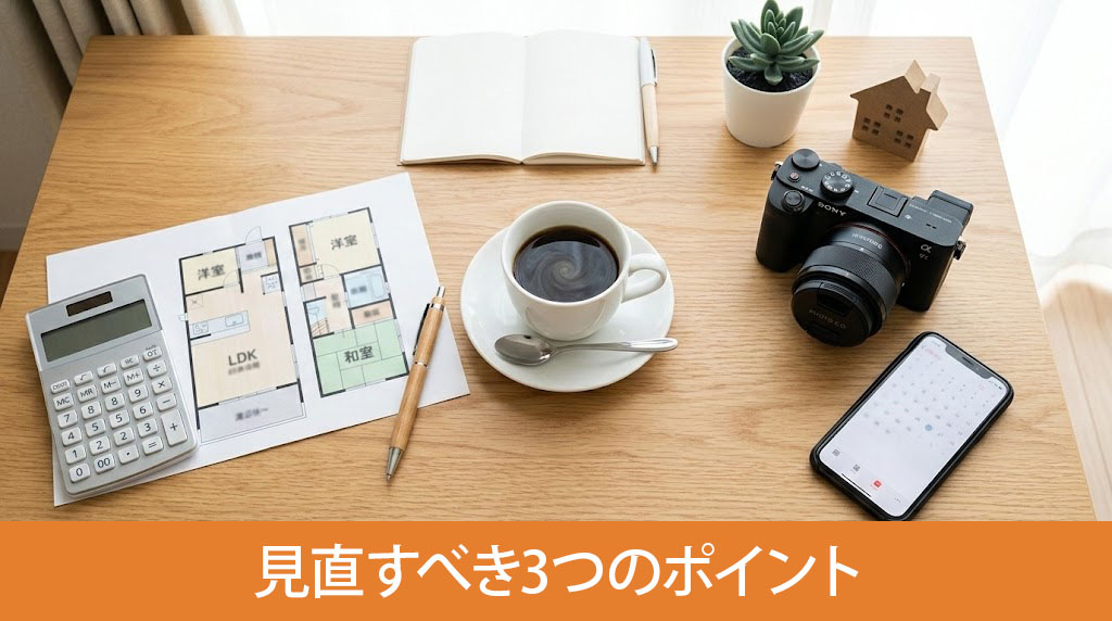 内見数が少ないときに見直すべき3つのポイント