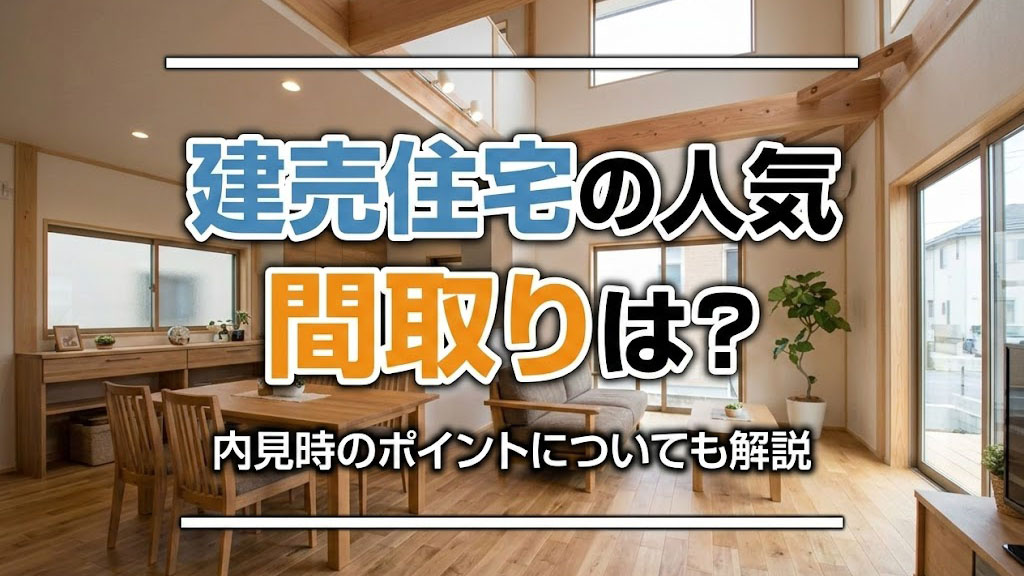 建売住宅の人気間取りは？内見時のポイントについても解説の画像