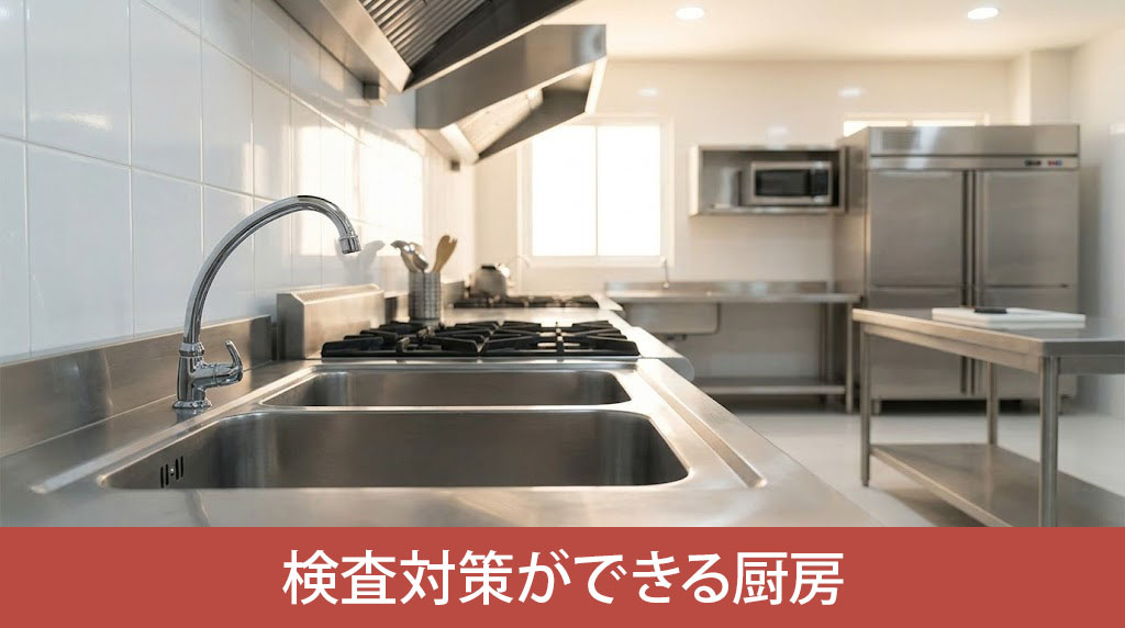 保健所検査対策ができる厨房