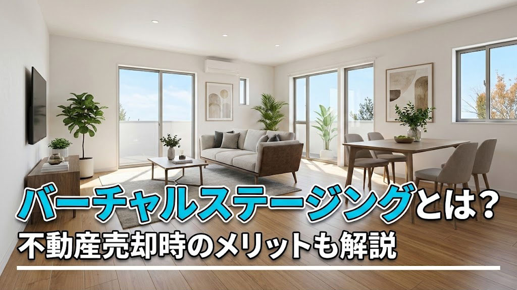 バーチャルステージングとは？不動産売却時のメリットも解説