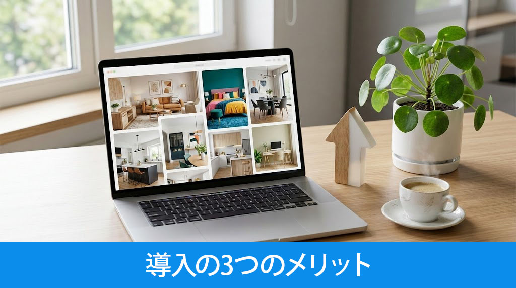 バーチャルステージング導入の3つのメリット