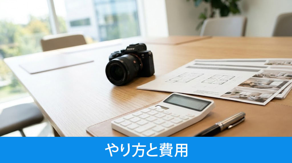 バーチャルステージングのやり方と費用