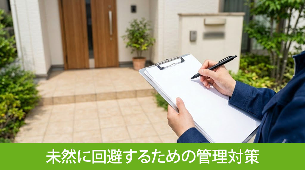 空き家トラブルを未然に回避するための管理対策