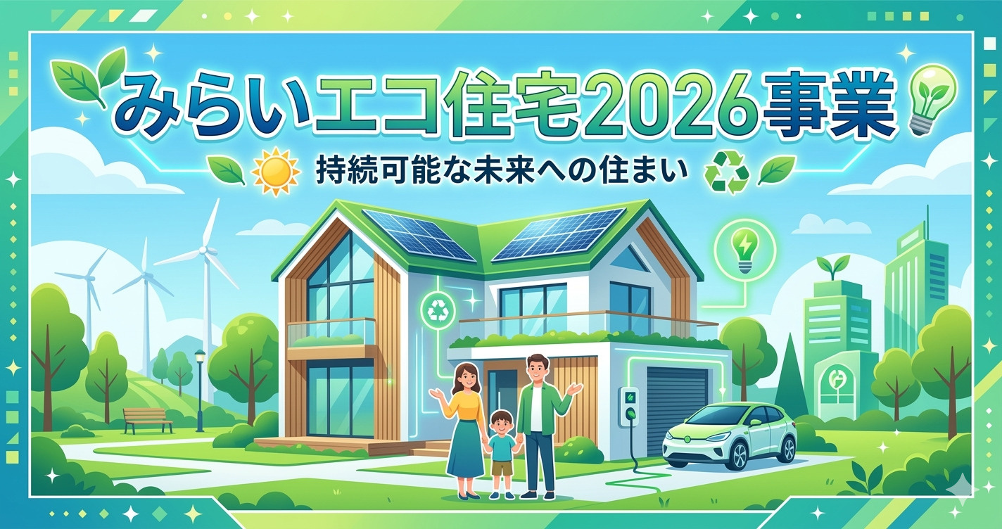 みらいエコ住宅2026事業についての画像