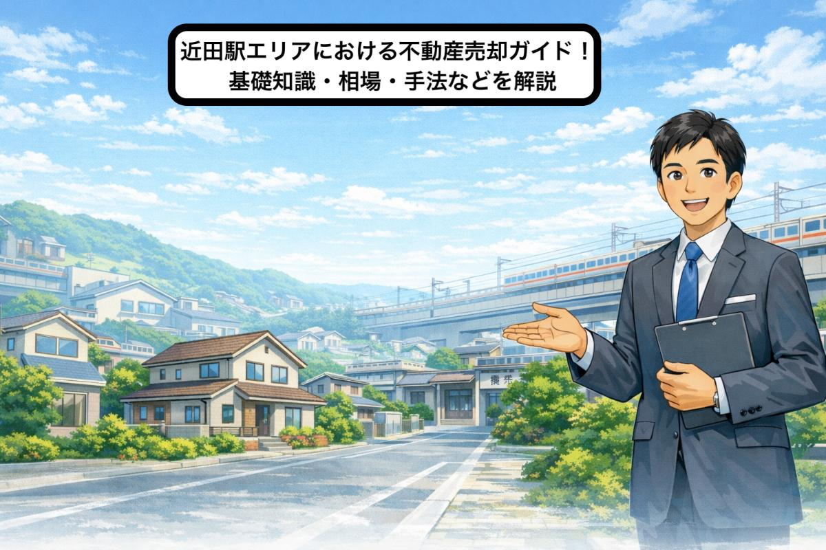 近田駅エリアにおける不動産売却ガイド！基礎知識・相場・手法などを解説の画像