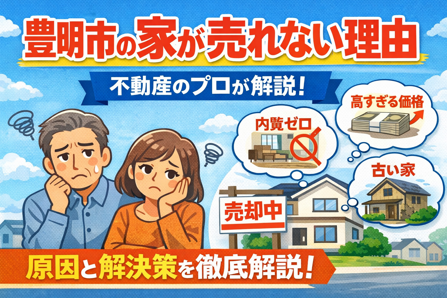 【豊明市】家が売れない理由とは？不動産のプロが教える5つの原因と今すぐできる対策の画像