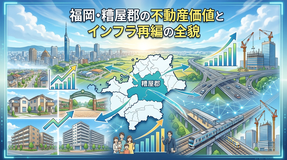 福岡・糟屋郡の不動産価値とインフラ再編の全貌の画像