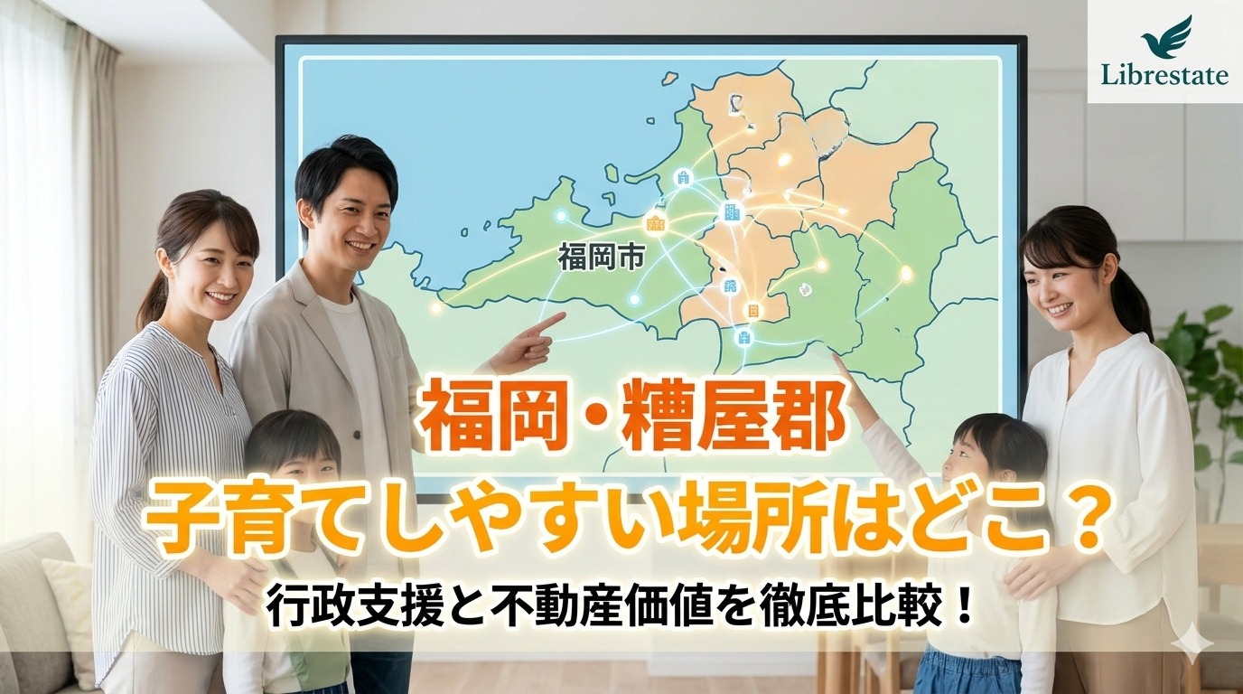 福岡・糟屋郡子育てしやすいのはどこ？行政支援と不動産価値を徹底比較の画像