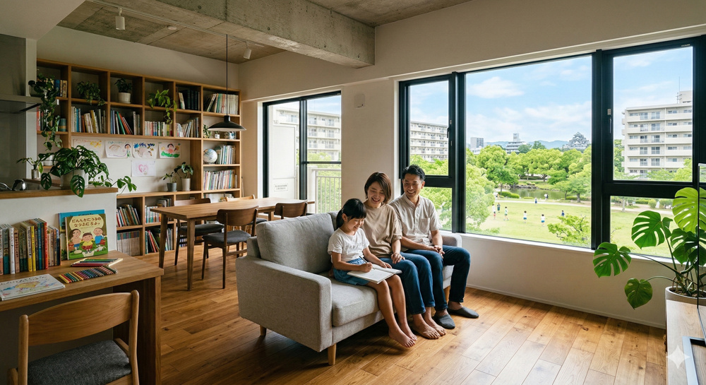 【完全攻略】災害リスクを読み解く！岡山市北区のハザードマップと「負けない」マンション選びの画像