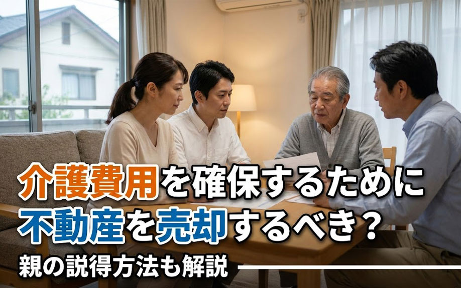 介護費用を確保するために不動産を売却するべき？親の説得方法も解説