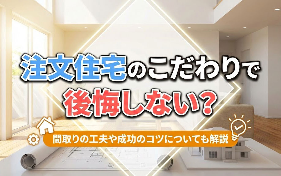 注文住宅のこだわりで後悔しない？間取りの工夫や成功のコツについても解説