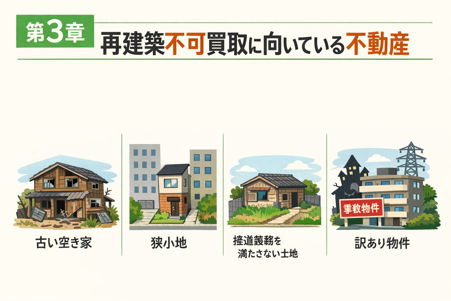 再建築不可買取に向いている不動産