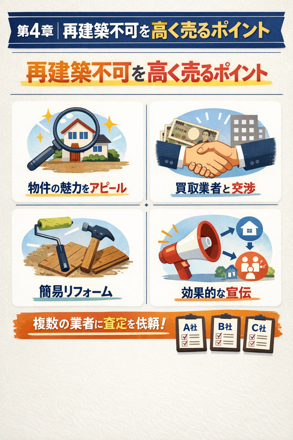 再建築不可を高く売るポイント