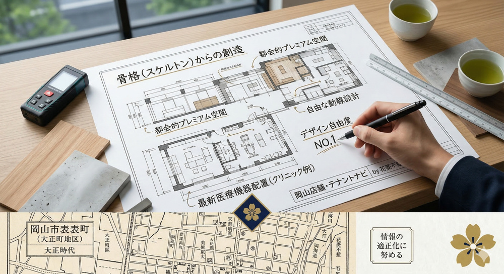 Web非公開物件はどうすれば見つかる？岡山のテナント探しの裏側の画像