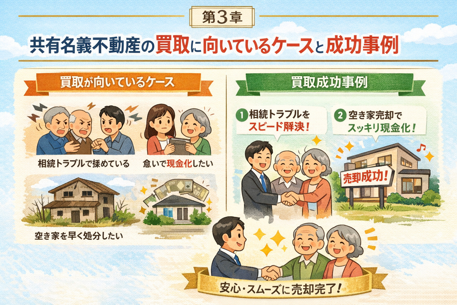 共有名義不動産 成功事例